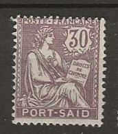 1902 MH Port-Said Yvert 29 - Unused Stamps