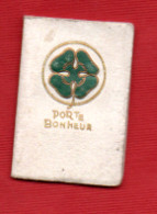 Mini Calendrier De Poche 1954 "porte Bonheur  "  Trèfle à 4 Feuilles   Pub "le Dessin" Au Havre BLD De Strasbourg - Small : 1971-80