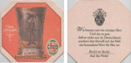 5003015 Bierdeckel 8-eckig - Becks - Ranftbecher Wien - Sous-bocks