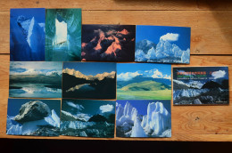 China Everest Lot 10 Postcards Qomolangma Nature Preserve Glacier Chine CP Everest - Alpinisme