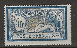 1902 MH Port-Said Yvert 34 - Unused Stamps