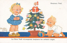 ILLUSTRATION // BEATRICE MALLET    HEUREUX NOEL  Le Père Noel Récompense Toujours Les Enfants Sages - Mallet, B.