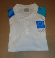 ATHENS 2004 OLYMPIC GAMES - ADIDAS VOLUNTEER OFFICIAL – UMPIRE POLO T-SHIRT - Abbigliamento, Souvenirs & Varie