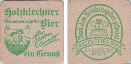 5001264 Bierdeckel Quadratisch - Holzkirchner Genossenschafts-Bier - Bierdeckel