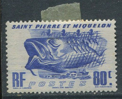 Saint Pierre Et Miquelon:Unused Stamp Fish, 1947, MH - Fishes