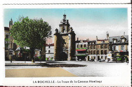 CPSM DE LA ROCHELLE LA TOUR DE LA GROSSE HORLOGE - La Rochelle