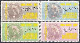 CUBA 1962, MUSICAL NOTES, INTERNATIONAL RADIO BROADCAST, COMPLETE MNH SERIES With GOOD QUALITY, *** - Ongebruikt
