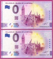 0-Euro VEGC 01 2021 VALLADOLID - IGLESIA DE LA ANTIGUA Set NORMAL+ANNIVERSARY - Private Proofs / Unofficial