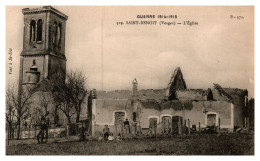 La Guerre De 1914-1915 Dans Les Vosges - Saint-Benoît - L'Eglise - Other & Unclassified