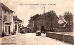 Saint-Baudille Avenue Principale Automobile Car Isère Cpa Non Ecrite Au Dos En B.Etat - Other & Unclassified