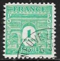 TIMBRE N° 624  -    ARC DE TRIOMPHE    -  OBLITERE  -  1944 - Gebruikt