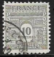 TIMBRE N° 621  -    ARC DE TRIOMPHE    -  OBLITERE  -  1944 - Used Stamps