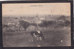 54. CONFLANS . Panorama . Vache Dans Un Pré - Altri & Non Classificati