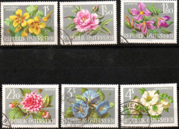 ÖSTERREICH, AUTRICHE, 1964,  MI 1145 - 1150, Wiener Internationale Gartenschau , GESTEMPELT,  OBLITERE - Used Stamps