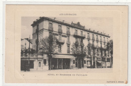 149 DEPT 73 : Impr. A Gérente : Aix Les Bains Hôtel Et Brasserie Du Pavillon - Aix Les Bains