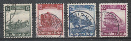 1935  - RECH  Mi No 580/583 - Gebraucht