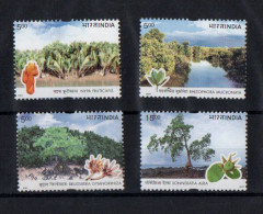 INDIA -2002 -8th Session UN Framework Convention On Climate Change  - Mangroves -  MNH Set,( OL 13/02/2022 ) - Unused Stamps