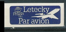 Czechoslovakia Label - 1988 (N032): Par Avion Letecky - Autres & Non Classés