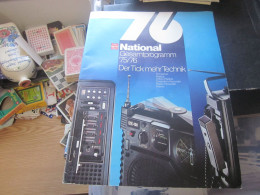 National Gesamtprogramm Old TV Catalog - Advertising