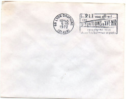 RHONE - Dépt N° 69 = LYON DAUPHINE (3e ARR) 1972 =  FLAMME Codée FD = SECAP Multiple ' Les PTT Vous Offrent SITUATIONS' - Mechanical Postmarks (Advertisement)