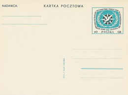 Poland Postcard Cp 340: Year Of Tourism - Interi Postali