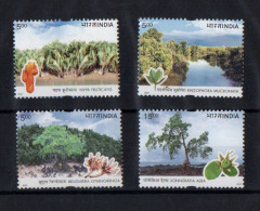 INDIA -2002 -8th Session UN Framework Convention On Climate Change - Mangroves - MNH . Set Of 4. - Ungebraucht