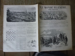 Le Monde Illustré Janvier 1871 Guerre De 1870  Plateau D'Avron Carrières Du Raincy Station De Chelles Gentilly - Magazines - Before 1900