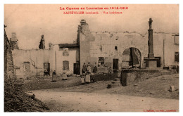 La Guerre De 1914-1915 Dans Les Vosges - Xaffévillers Bombardé - Vue Intérieure - Autres & Non Classés