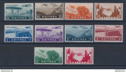 1936 Eritrea - Posta Aerea - Soggetti Africani - 10 Valori N° 17/26 ,  MNH** - Erythrée