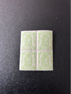 418a België Blok Van 4 MLH ** Nieuw - Unused Stamps