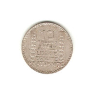 225/ FRANCE : 10 Francs Turin 1934 (argent) - 10 Francs