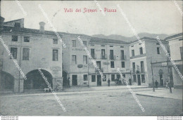 Bg627 Cartolina Valli Dei Signori Piazza Provincia Di Vicenza Veneto 1908 - Vicenza