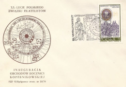 Poland Postmark D70.10.04 TORUN.A02kop: Copernicus Inauguration Of The Celebration (analogous) - Postwaardestukken