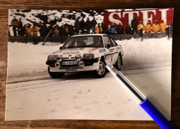 Photo Rallye JUHA KANKKUNEN / PIIRONEN  - OPEL MANTA GT/E ( Rallye Boucles De SPA 1983 ) - Auto's