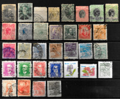 Z245 - BRESIL - LOT TIMBRES OBLITERES ( COTE > 58.00 € ) + 7 LETTRES - Collections, Lots & Séries