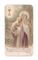 Vierge à L'Enfant, Eucharistie, 1re Communion De Jeanne Vautrin, 1932, éd. De G. N° 15106 - Images Religieuses