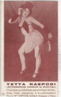 YETTA RASPODI DANSEUSE DE MUSIC HALL - Entertainers