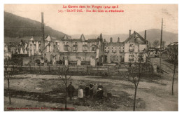 La Guerre De 1914-1915 Dans Les Vosges - Saint-Dié - Rue Des Cités Et D'Hellieule - Saint Die