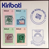 Kiribati 1979 Rowland Hill Minisheet MNH - Kiribati (1979-...)