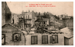 La Guerre De 1914-1915 Dans Les Vosges - Saint-Dié - Un Coin De La Rue De Foucharupt - Saint Die