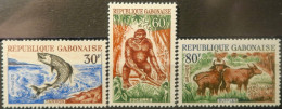 R2452/1874 - GABON - 1964 - BELLE SERIE (COMPLETE) - N°171 à 173 NEUFS** - Gabon (1960-...)