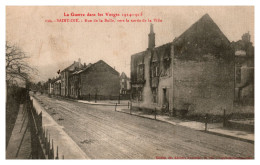 La Guerre De 1914-1915 Dans Les Vosges - Saint-Dié - Rue De La Bolle, Vers La Sortie De La Ville - Saint Die