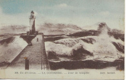 17 -   Ile D'Oléron - La Cotinière  - Jour De Tempête  ** CPA - Vierge  Et Colorisée ** - Ile D'Oléron