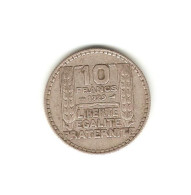 237/ FRANCE : 10 Francs Turin 1929 (argent) - 10 Francs