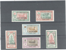 INDE -1927 - 28 : N°79 /84 N* - N* - Unused Stamps