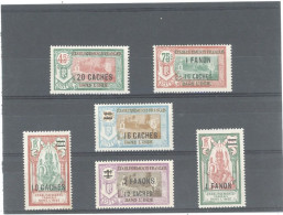 INDE -1927 - 28 : N°79 /84 N* - N* - Neufs