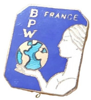 BOUTONNIERE / PIN'S VINTAGE - BPW FRANCE (Business & Professional Women) - Associazioni