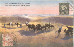 Caravane Dans Le Dunes - Tunisie