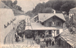 SALVAN - La GARE - Saint-Maurice - 1922 - CPA - AK - 1907 - Salvan