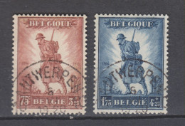 COB 351 / 352 Série Complète Oblitérée L'infanterie - Used Stamps
